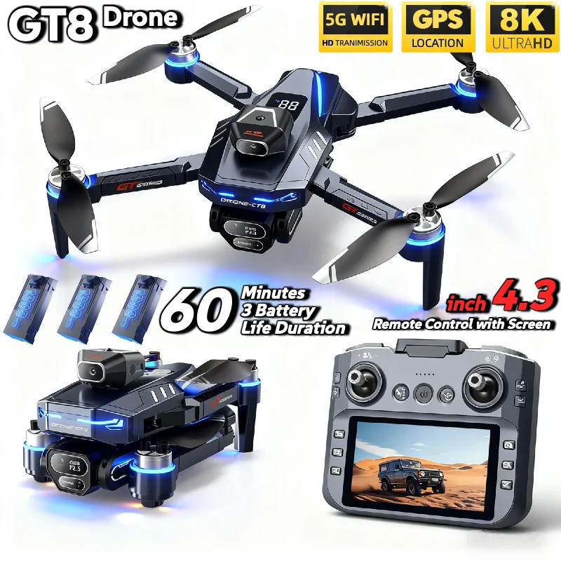 Drone Multispectral - Chaud pour LSRC GT8 Drone 4K