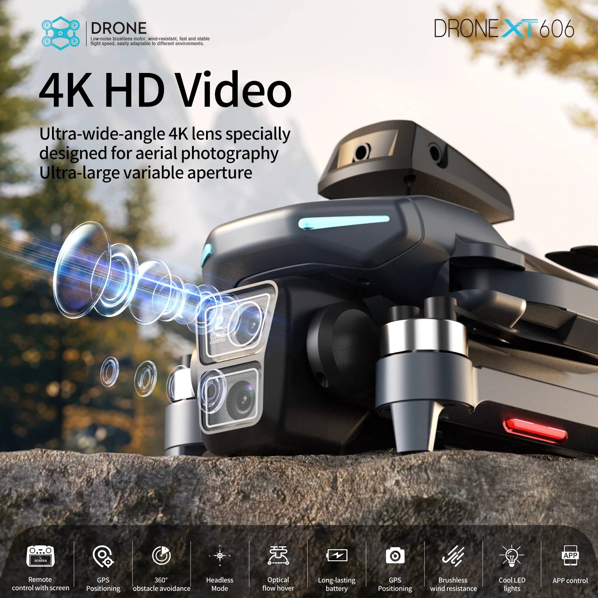 Drone GPS Original XT606 MAX 4 - Drone Multispectral avis et prix