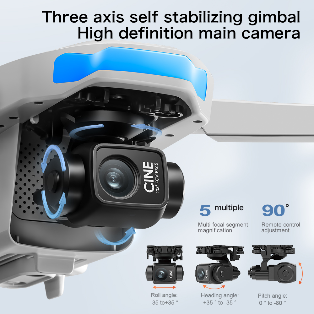 Drone GPS S-X1 MAX avec cardan - Drone Multispectral avis et prix